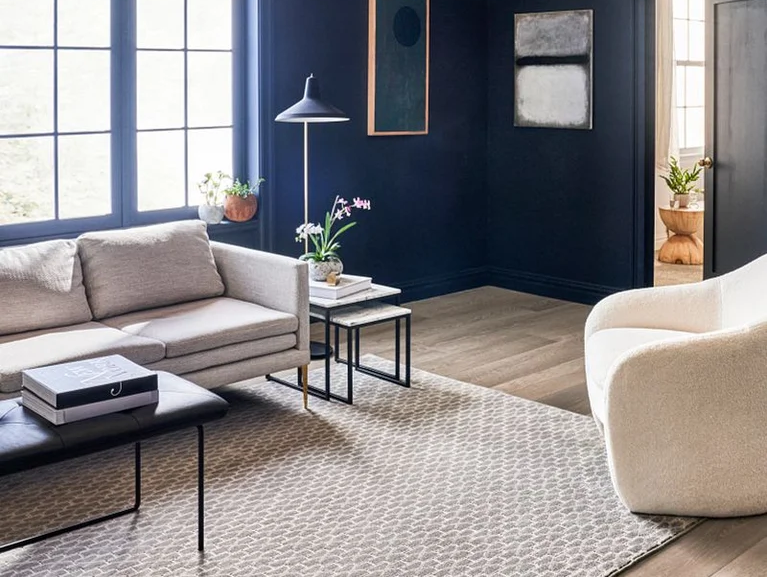 LVP Flooring in a modern living room